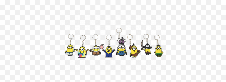 Minions Keyrings - Porte Clé Minion Emoji,Minion Emojis