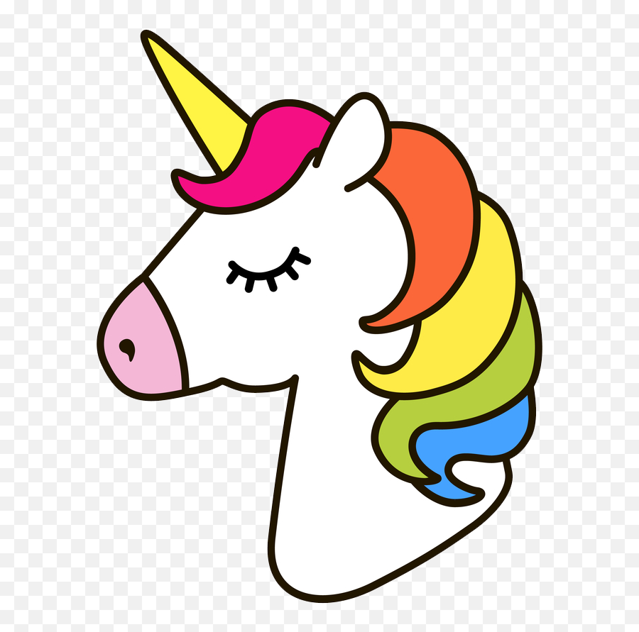 Clipart Transparent Unicorn Png - Easy Drawing For Kids Unicorn Emoji,Unicorn Emoji Transparent