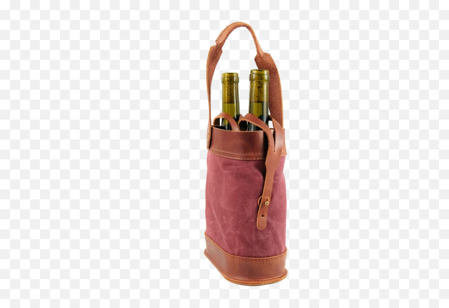 Leather Napa Double Wine Tote - Diaper Bag Emoji,White Emoji Backpack