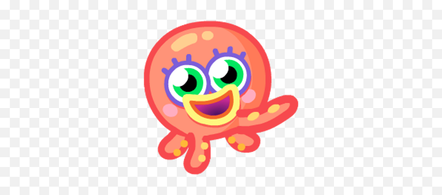 Bubbly The Rubbery Bubbery Happy Transparent Png - Stickpng Smiley Emoji,Octopus Emoticon