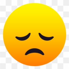 Emoji Disappointed face Disappointment to be copied - Emoticon