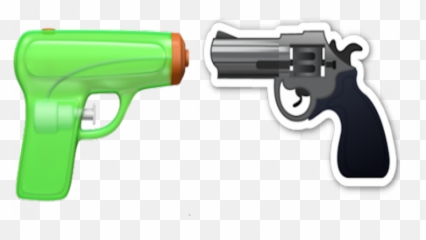 Apple Changes To Water Gun - Transparent Background Emoji Png