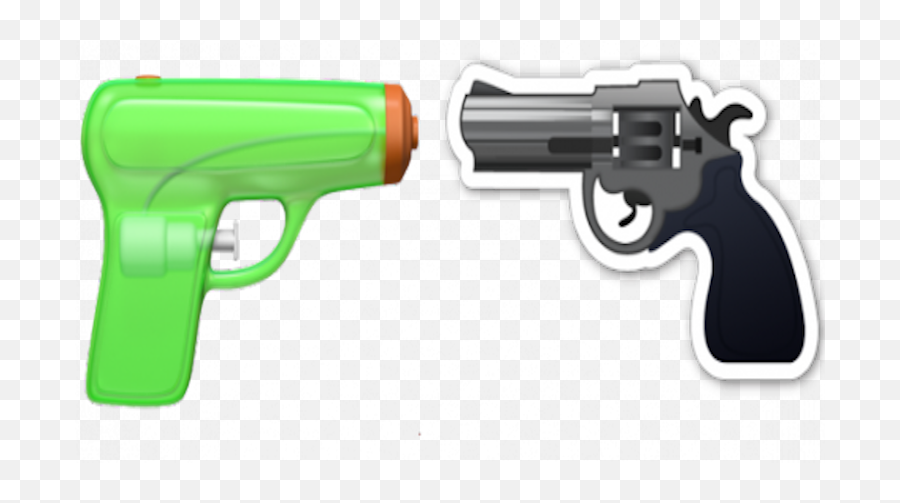 Apple Changes To Water Gun - Transparent Background Gun Emoji Png,College Emoji