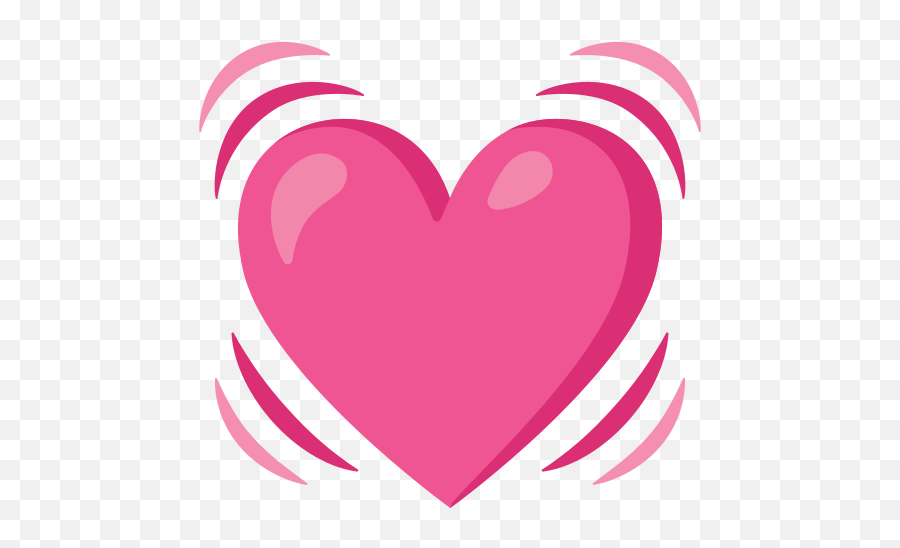 Beating Heart Emoji - Beating Heart Emoji,Android Heart Emoji.
