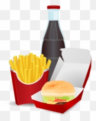 Collection Of Fries Clipart - Junk Food Transparent Emoji
