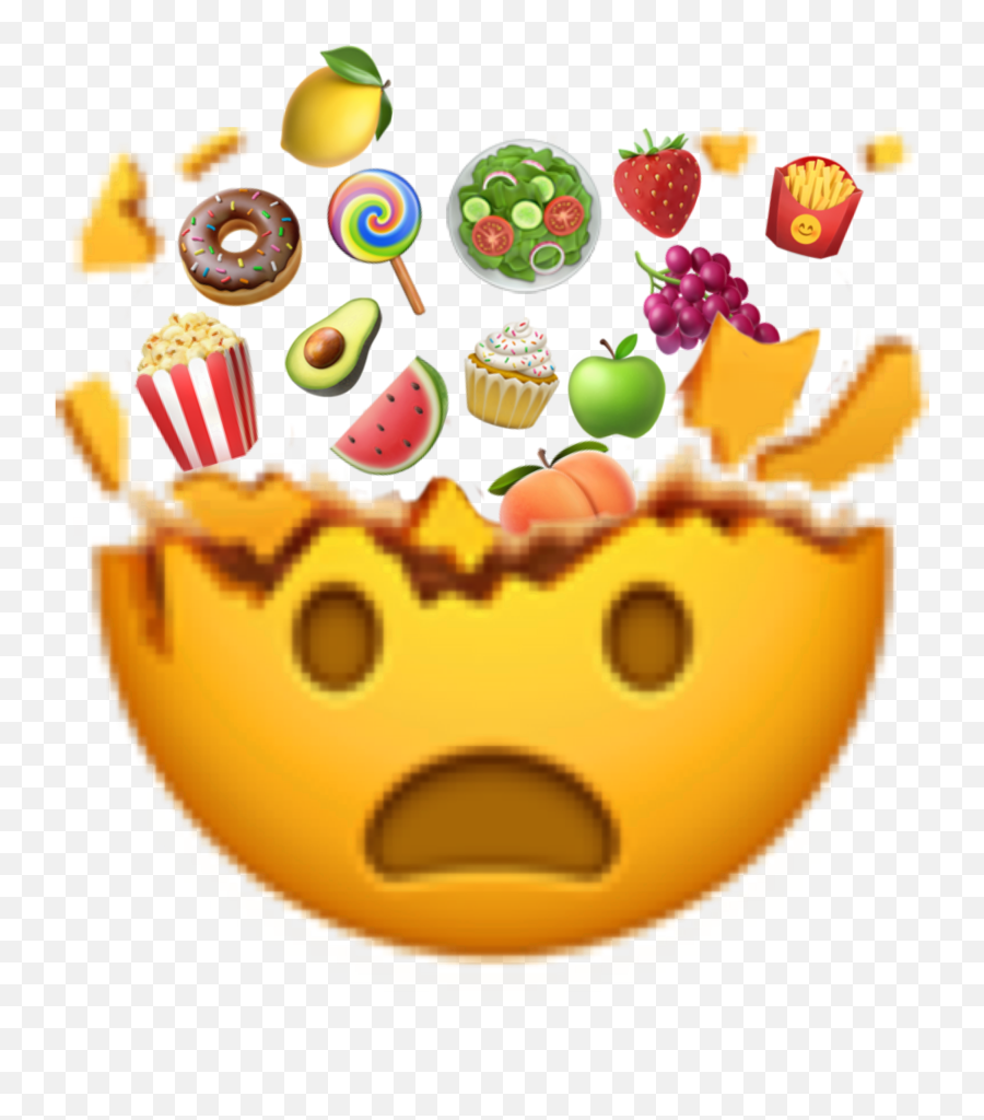 Foods Emoji Edit Sticker - Emoji Starstruck,Emoji Foods