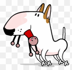 Dog Sticker - Jimmy The Bull Emoji