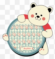 Lovely Bear Keyboard Theme u2013 Apps on Google Play - Dot Emoji