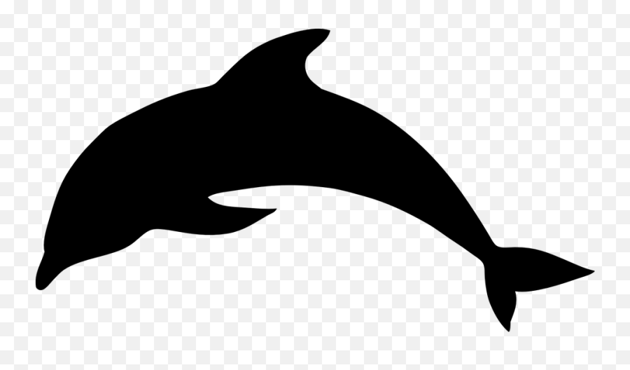 Silhouette Dolphin Clip Art - Dolphin Silhouette Png Emoji,Dolphin Emoji