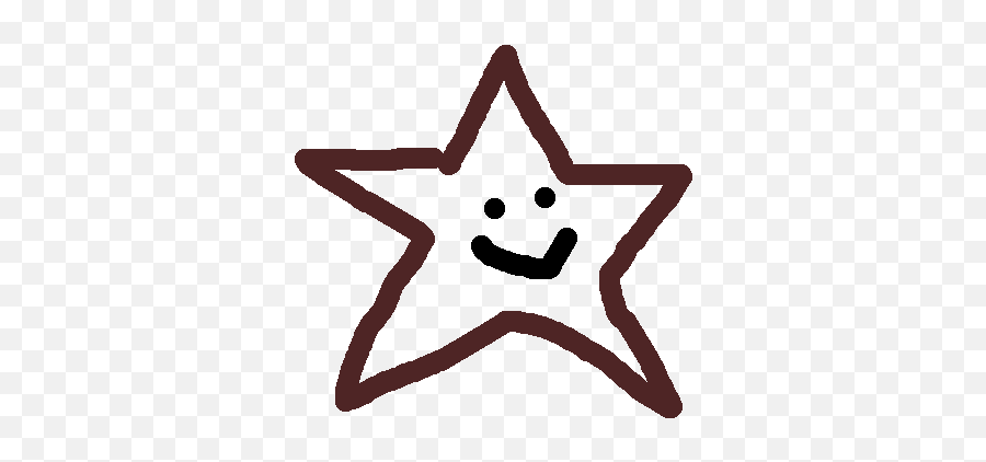The Poorly Drawn Barnstar - Poorly Drawn Star Png Emoji,Star Trek Emoticon