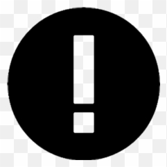 Asustado Miedo Asombro Alerta - Exclamation Mark White Icon Emoji