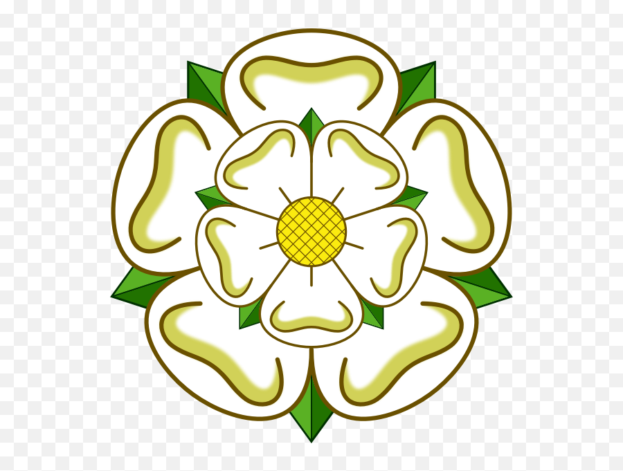 Yorkshire Rose - White Rose Of York Flag Emoji,Northern Ireland Flag Emoji