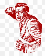 Man Punching - Illustration Emoji,Gingerbread Man Emoji