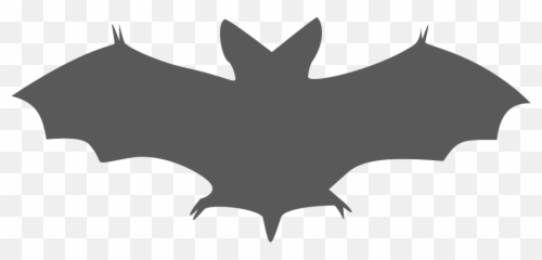 Bat Shadow - Halloween Silhouette Bats Emoji