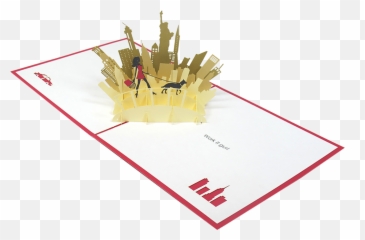 New York City Skyline Pop Up Card - Diagram Emoji