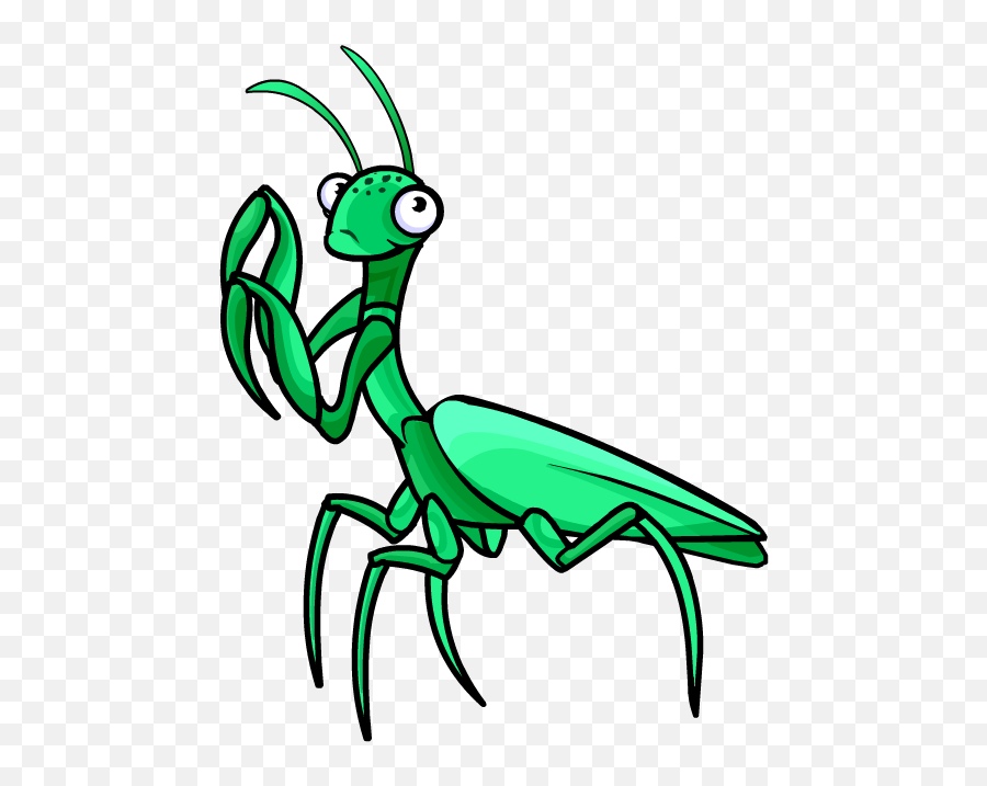 Grasshopper Clipart Praying Mantis - Praying Mantis Clipart Emoji,Praying Mantis Emoji