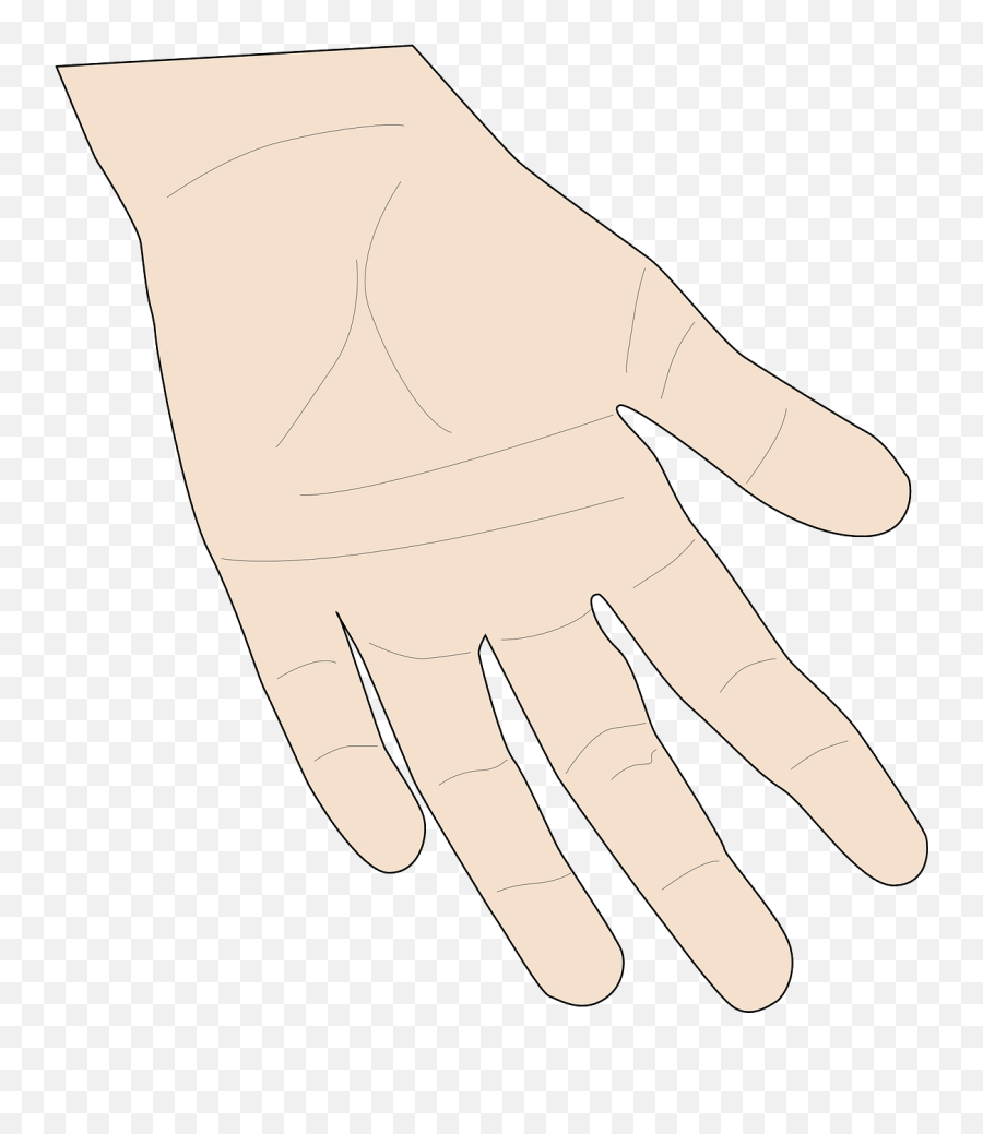 Hand Person Skin Open Palmist - Clip Art Hand Emoji,Raised Hand Emoticon