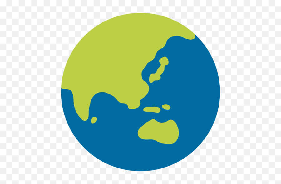 Globe Showing Asia - Emoji,Asia Emoji