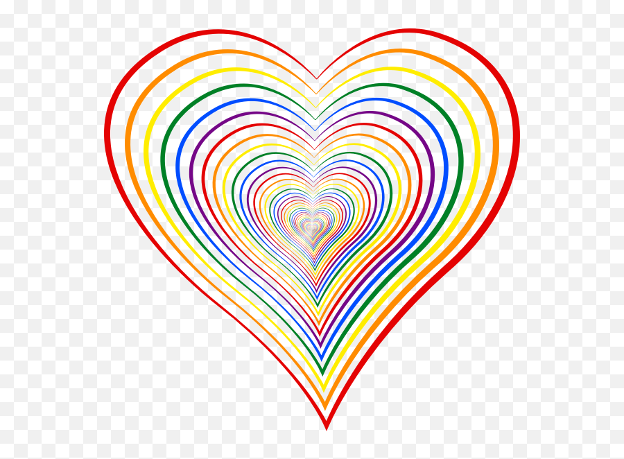 Heart 8 Colour 2 - Clip Art Coloured Hearts Emoji,Three Leaf Clover Emoji