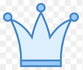 Baby Crown Clipart - Crown Icon Png Blue Emoji,Emoji De Corona