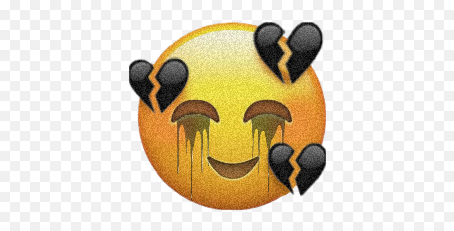 Heart Broken Brokenheart Emoj - Imagenes De Emojis Sad,Emoji Corazon Roto