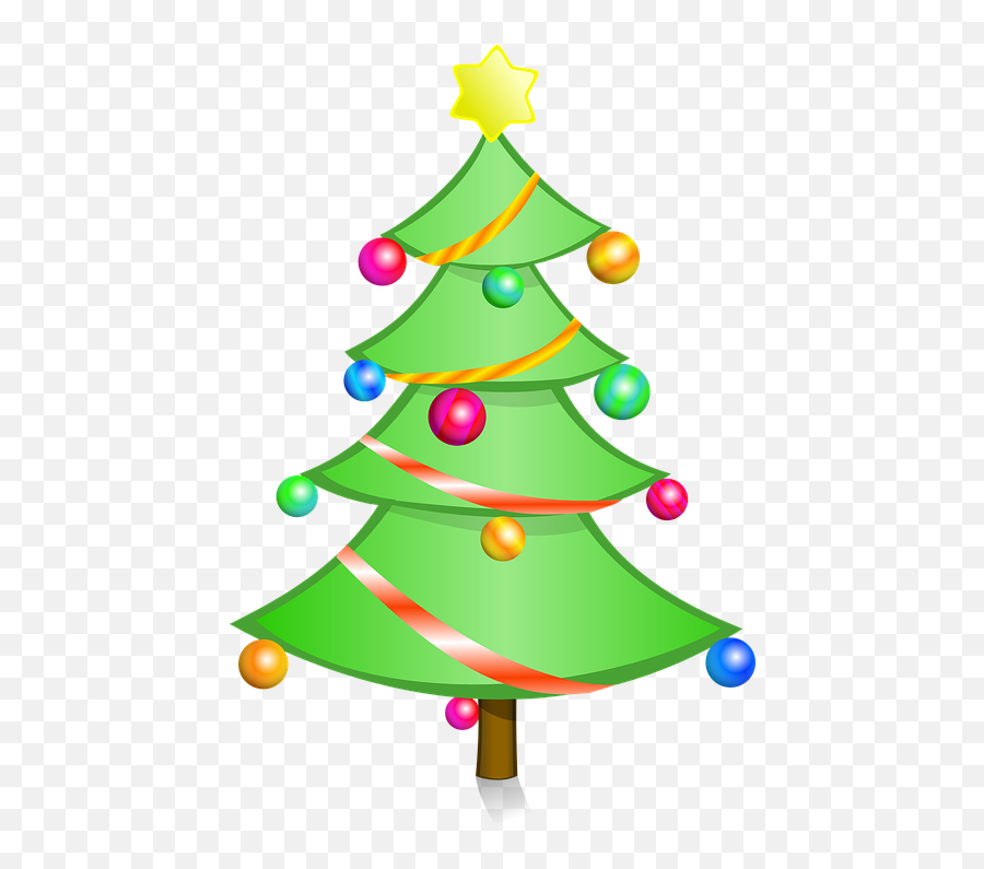 Free Glowing Sun Vectors - Christmas Tree Cartoon White Background Emoji,Blink Emoticon