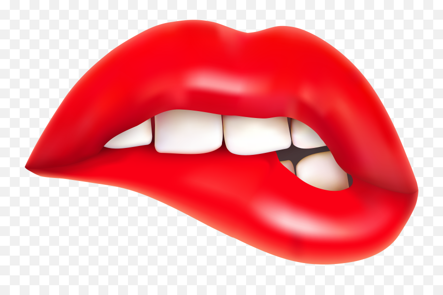 Emoji Clipart Lipstick Emoji Lipstick Transparent Free For - Lips And Teeth Clipart,Lips Emoji