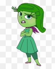 Disney Clipart Disgust - Inside Out Character Clipart Emoji,Disgust Emoji