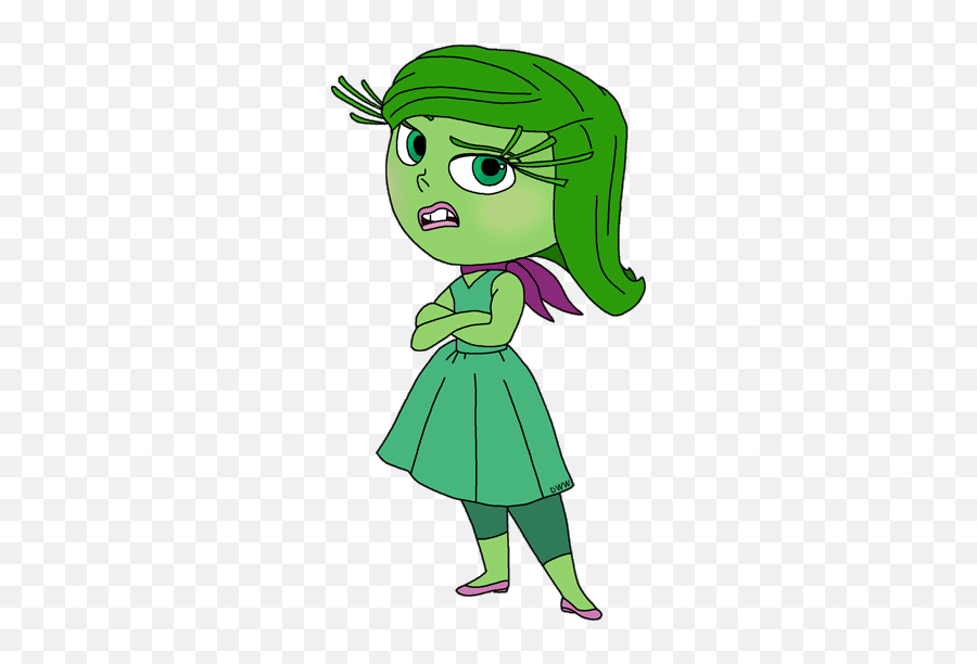 Disney Clipart Disgust - Inside Out Character Clipart Emoji,Disgust Emoji