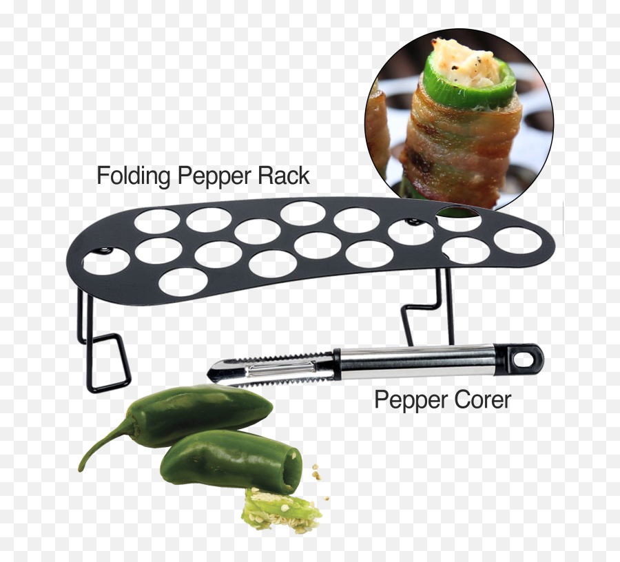 Char - Broil Pepper Roaster Rack With Pepper Corer Tool Bread Emoji,Jalapeno Emoji