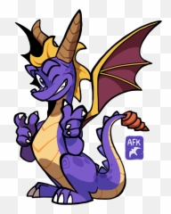 Spyro - Cartoon Emoji,Finger Guns Emoji