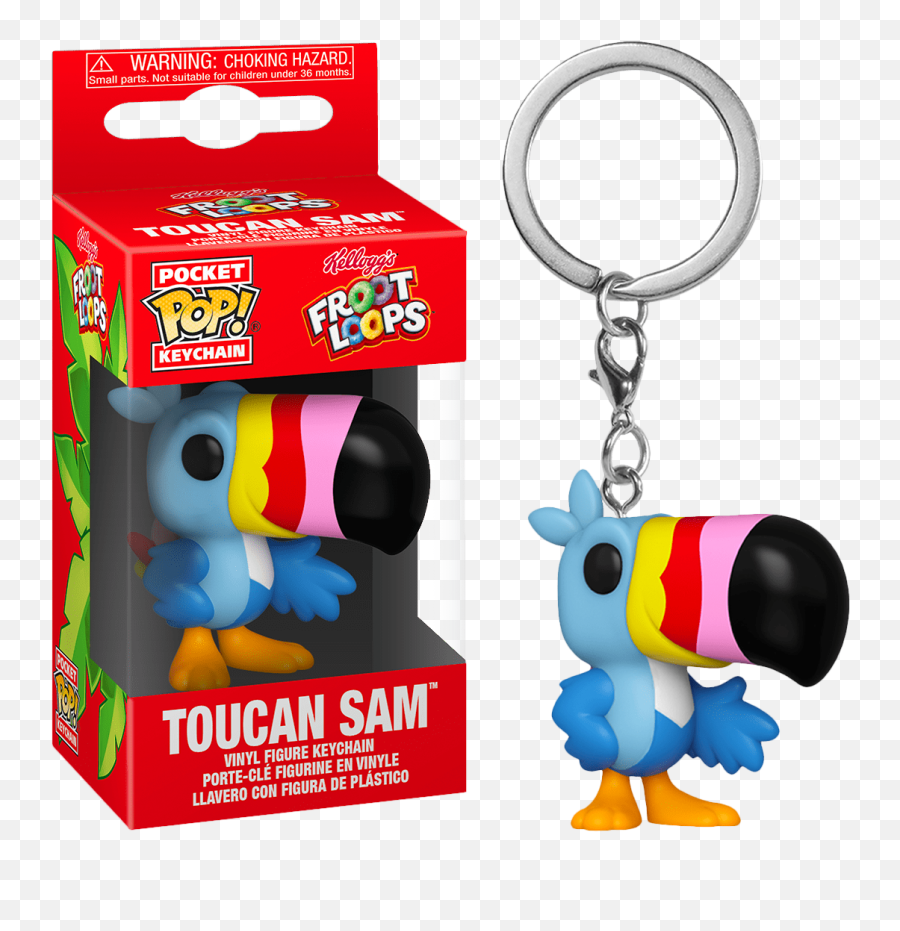 Toucan Sam - Keychain Pop Vinyl Figure Funko Pop Ad Icons Keychain Emoji,Toucan Emoji
