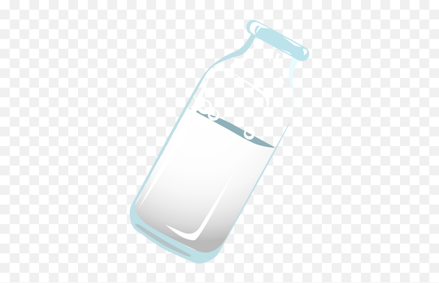 Milk In Bottle Vector Image - Botellas De Leche Dibujo Png Emoji,Emoji Iphone Case