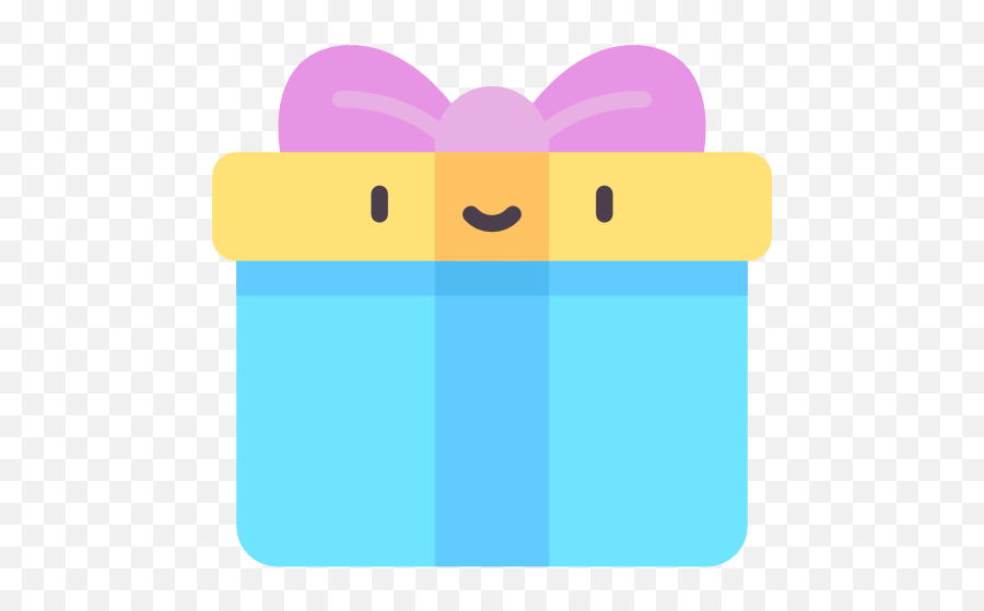 Gift Box - Caixa De Presente Kawaii Png Emoji,Gift Emoticon