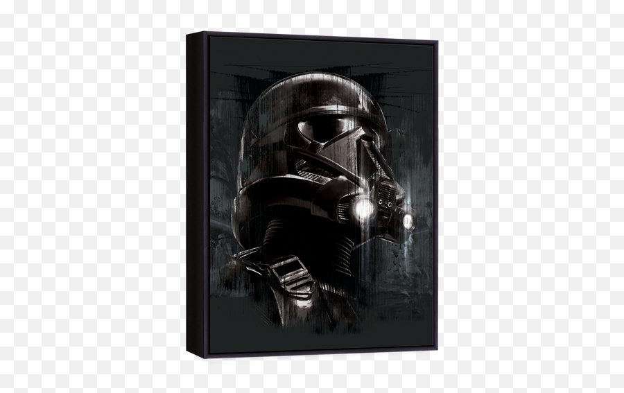 Star Wars Rogue One Canvas Wall Art Entertainart - Death Trooper Oil Canvas Emoji,Metal Gear Emoji