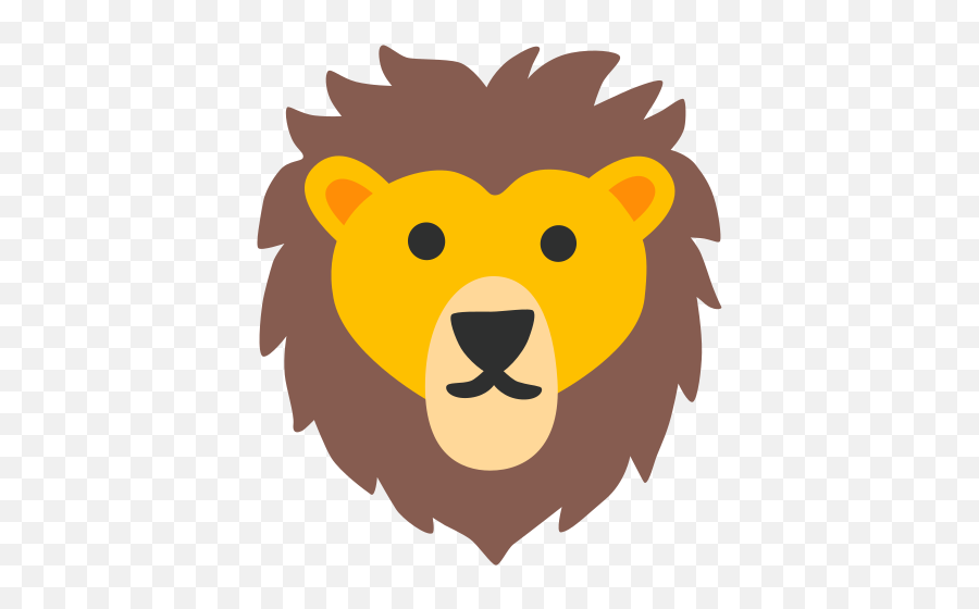 Lion Emoji - Cartoon,Emoji Laptop Stickers