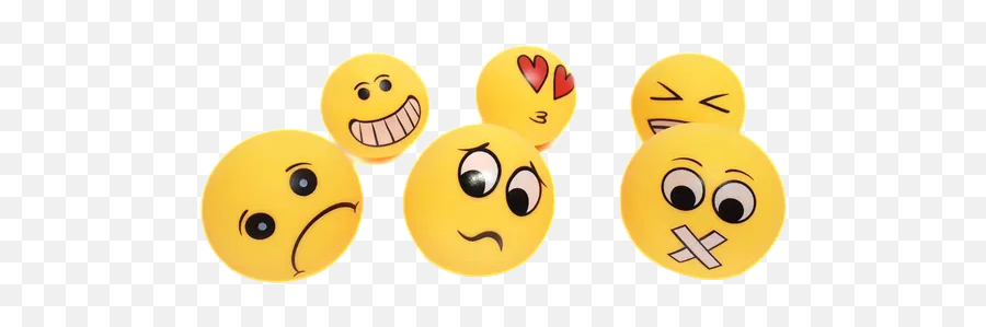 6pcs Emoji Rubber Bath Toy - Happy,Bath Emoji