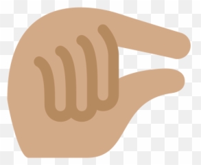 Medium Skin Tone Emoji - Sign,Pinching Hand Emoji