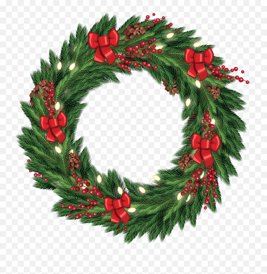Clipart Stars Wreath Clipart Stars Wreath Transparent Free Emoji,Christmas Wreath Emoji