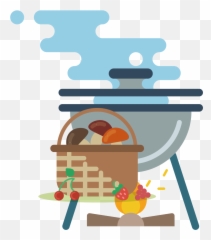 Grilling clipart grillclip Transparent - Campfire Food Clipart Free Emoji
