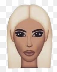 Kimoji Kimkardashian Blonde Ftestickers Emojifreetoedit -