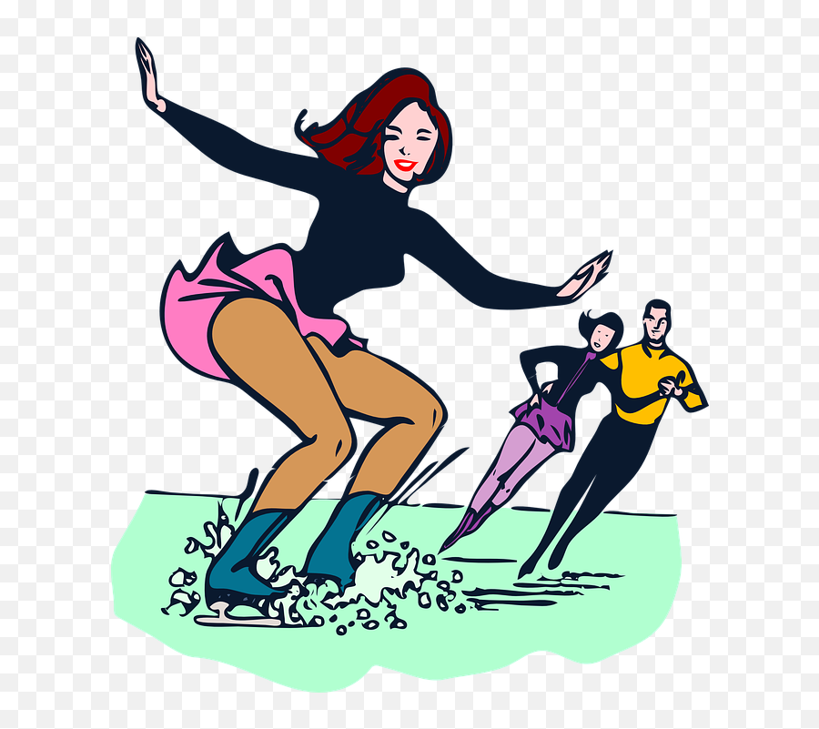 Free Skating Skate Illustrations - Cartoon Ice Skating Coach Emoji,Clap Emoticon