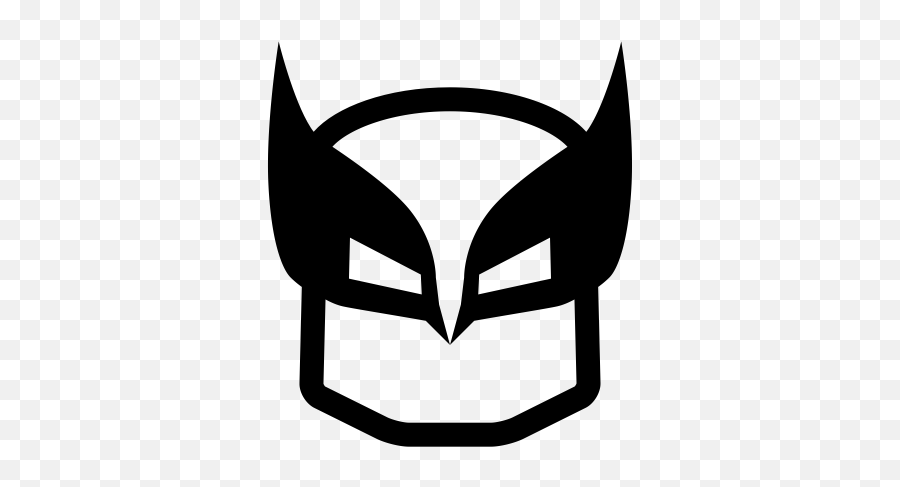 Wolverine Hero Superhero Comic Icon - Wolverine Symbol Black And White Emoji,Super Hero Emoticon