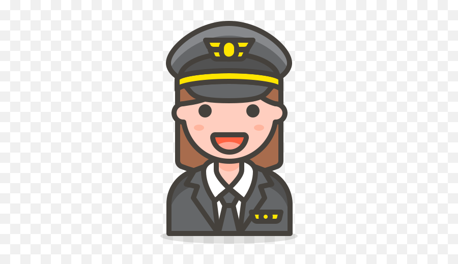 176 - Png Cartoon Woman Pilot Emoji,Military Emoji For Iphone