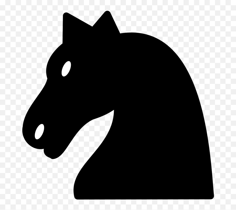 Chess Knight Figure - Black Knight Chess Piece Emoji,Chess King Emoji