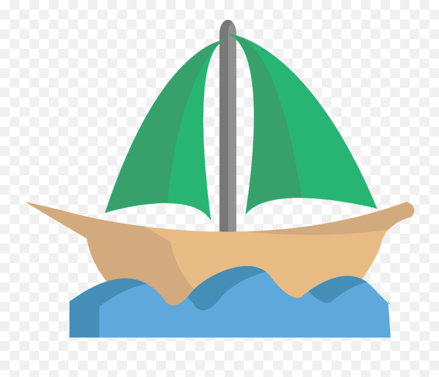 Emojione1 26f5 - Sail Emoji,Boat Emoji Png