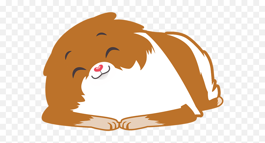 Pom Pom Pomeranian Stickers - Cartoon Emoji,Pomeranian Emoji