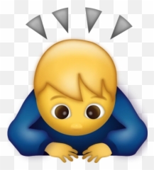 Man Bowing Emoji Download Iphone - Man Bowing Emoji,Work Emoji