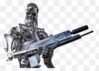 Terminator Png - Terminator Robot With Gun Emoji,Tissue Box Emoji