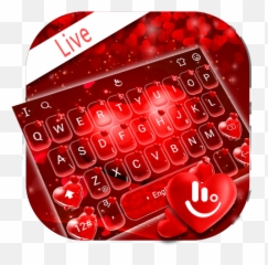Love Heart Valentine Keyboard Theme - Computer Emoji